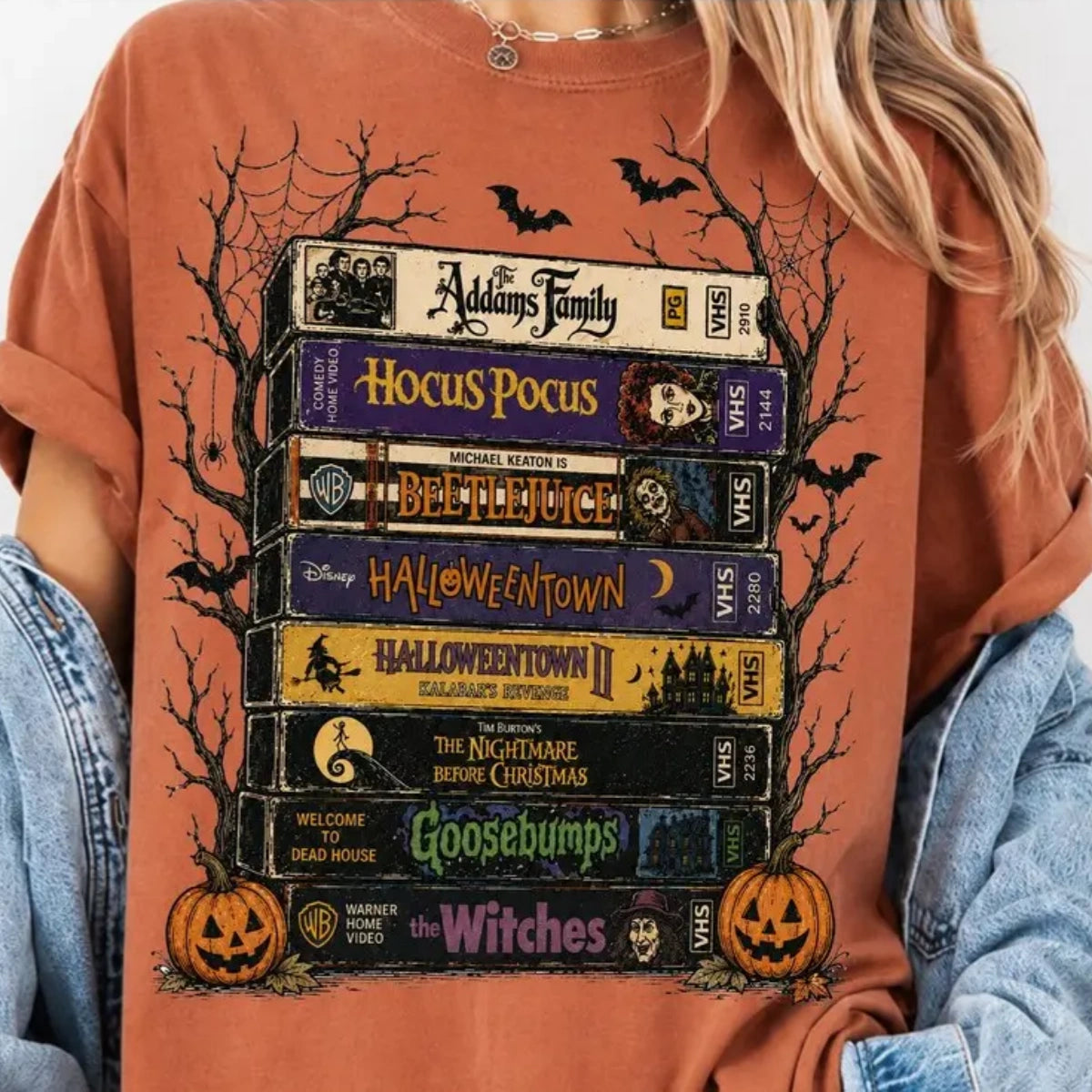Spooky Season VHS Halloween Graphic T-Shirt