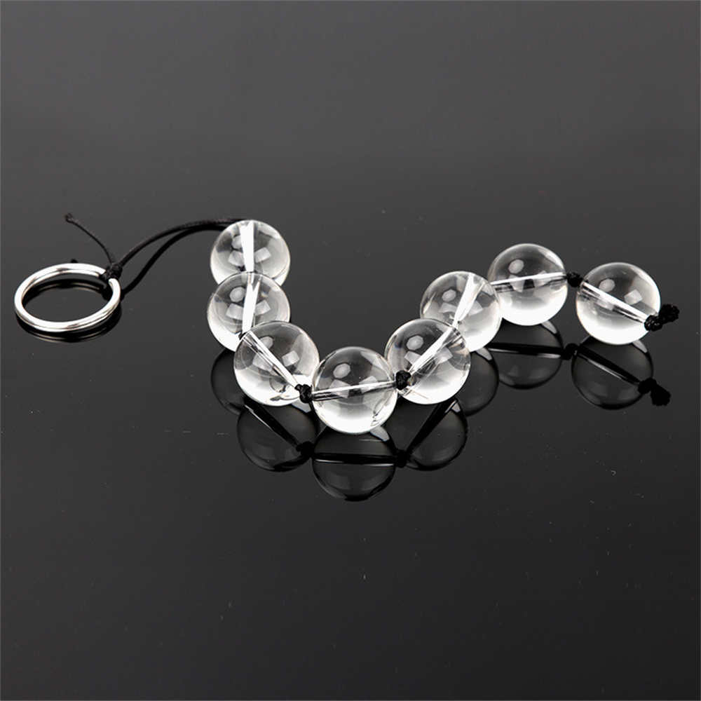 Glass Anal Beads Sex Toys in Four Sizes