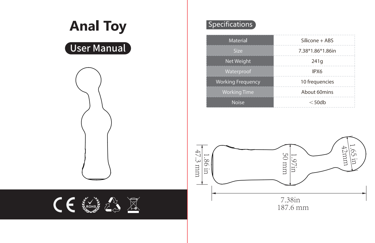 Bead Vibration Massager for Women