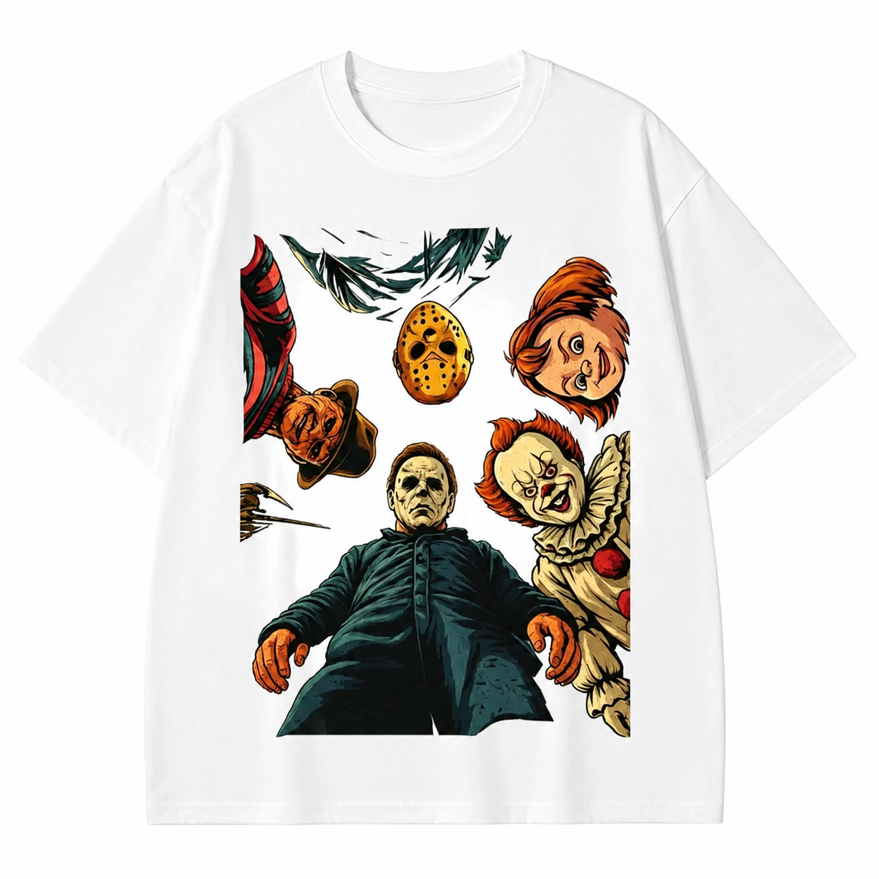 Spooky Halloween Horror Graphic T-Shirt