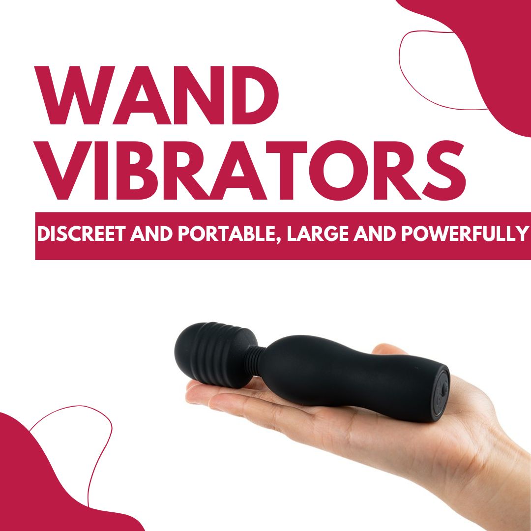 Sex toys black wand vibrator afforable