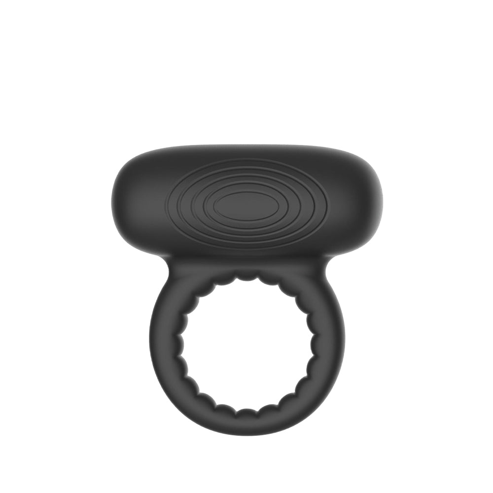 Black Vibrating Cock Ring for Men