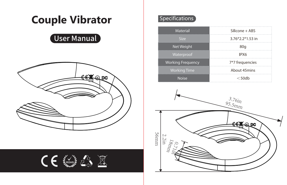 high frequency hands free clitoral vibrator couple vibraotr user manual
