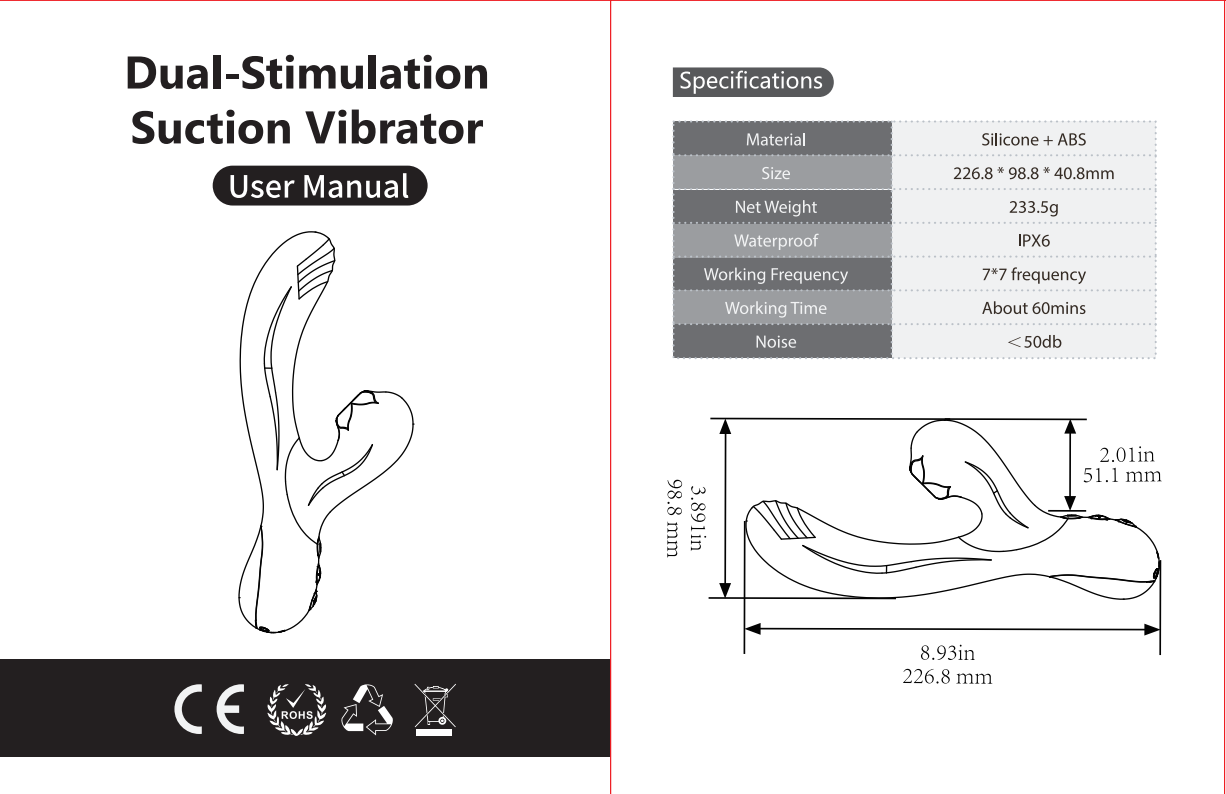G Spot Sucking Clitoral Vibrator